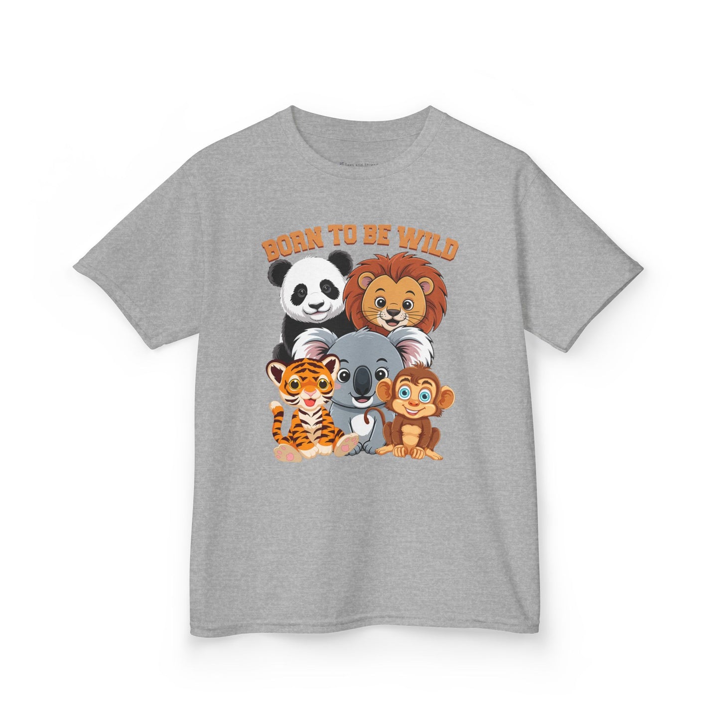 Kids' Born to Be Wild Animal Friends T-Shirt - 18 colors