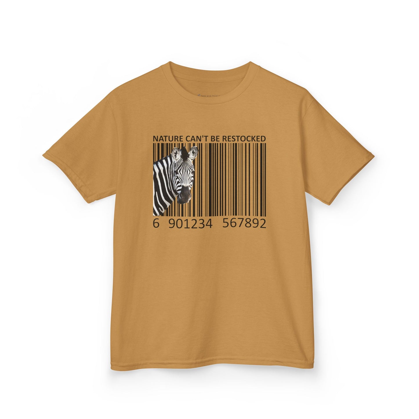 Kids' Nature Can't Be Restocked Zebra T-shirt - 10 colors