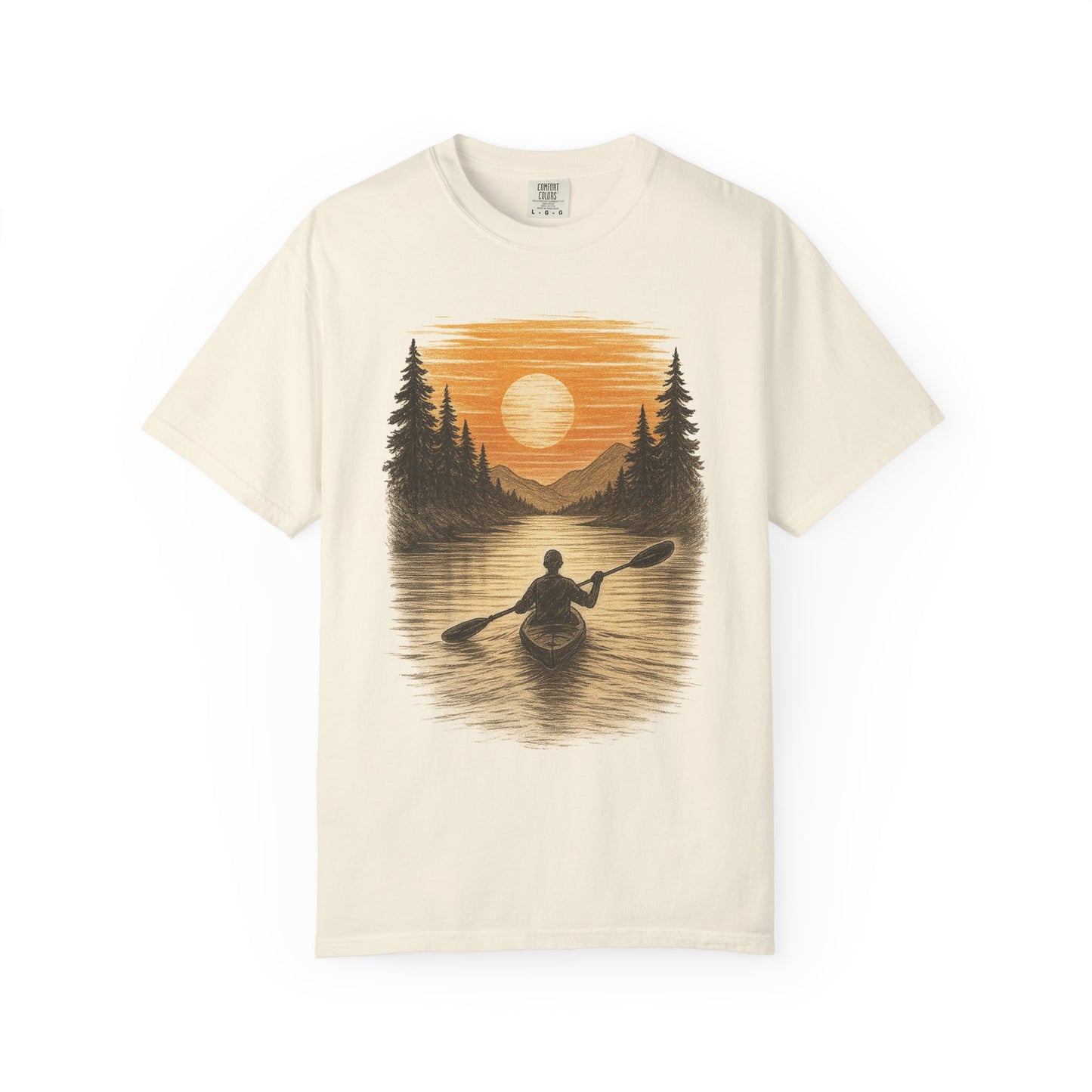 Sunset Kayak Unisex T-Shirt - 11 colors