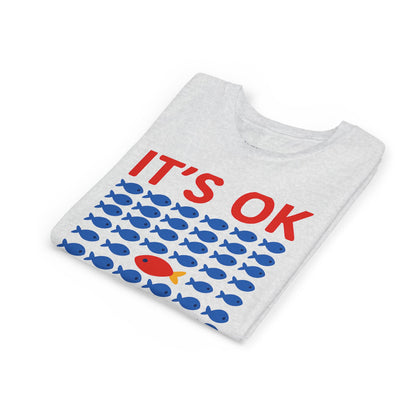 It's OK To Be Different Fishy Friends Kids T-Shirt