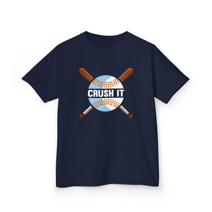 Kids' Crush It Baseball T-Shirt - 8 colors