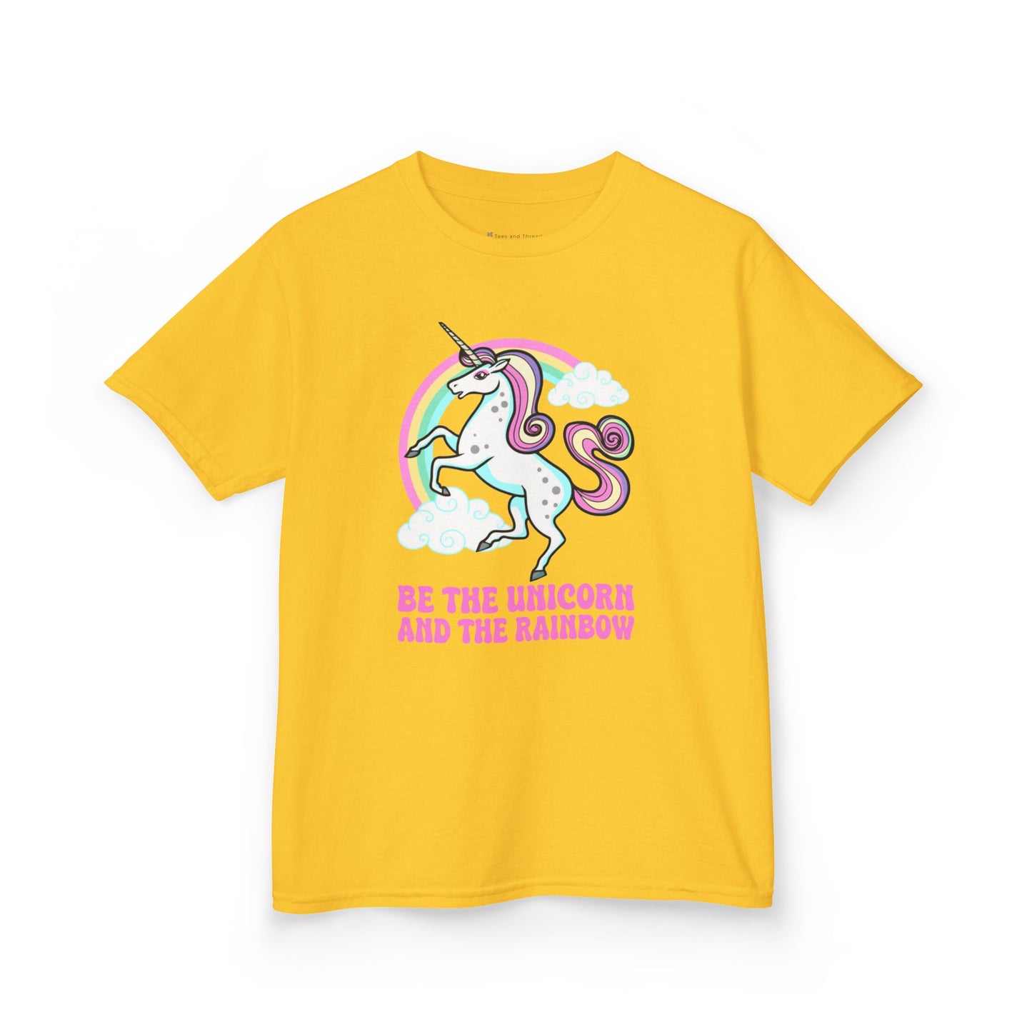 Kids' Be The Unicorn and The Rainbow T-Shirt - 17 Colors