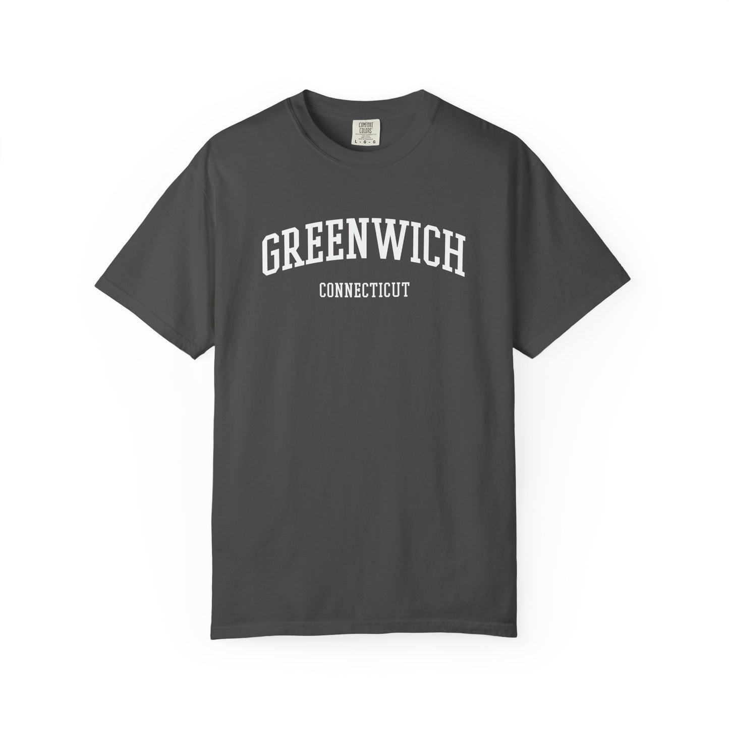 Greenwich CT Classic Block T-shirt - 15 colors