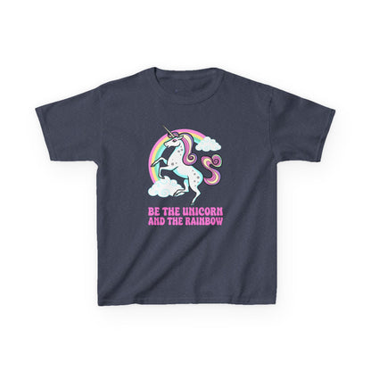 Kids' Be The Unicorn and The Rainbow T-Shirt - 17 Colors