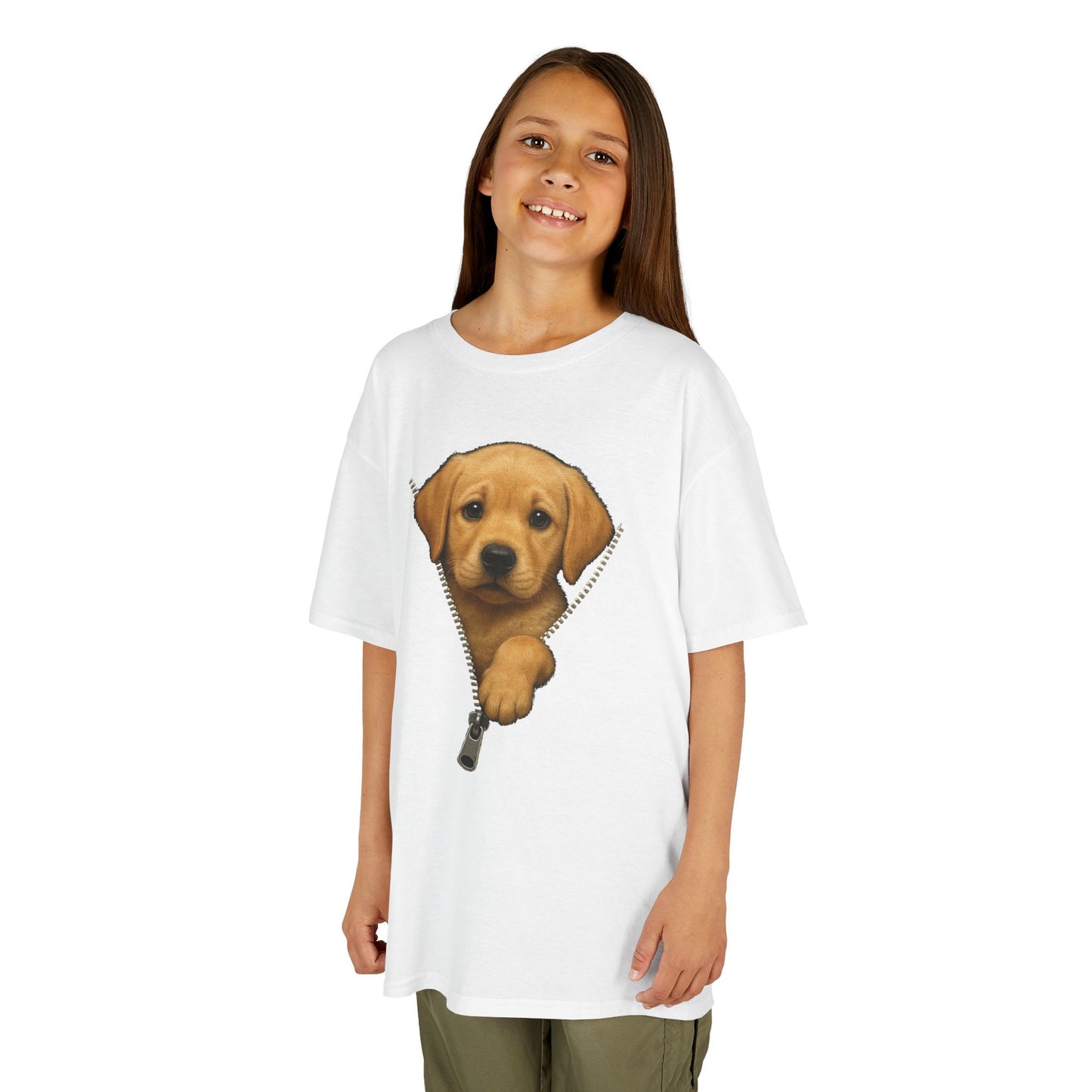 Kids' Peeking Puppy T-shirt - 15 colors