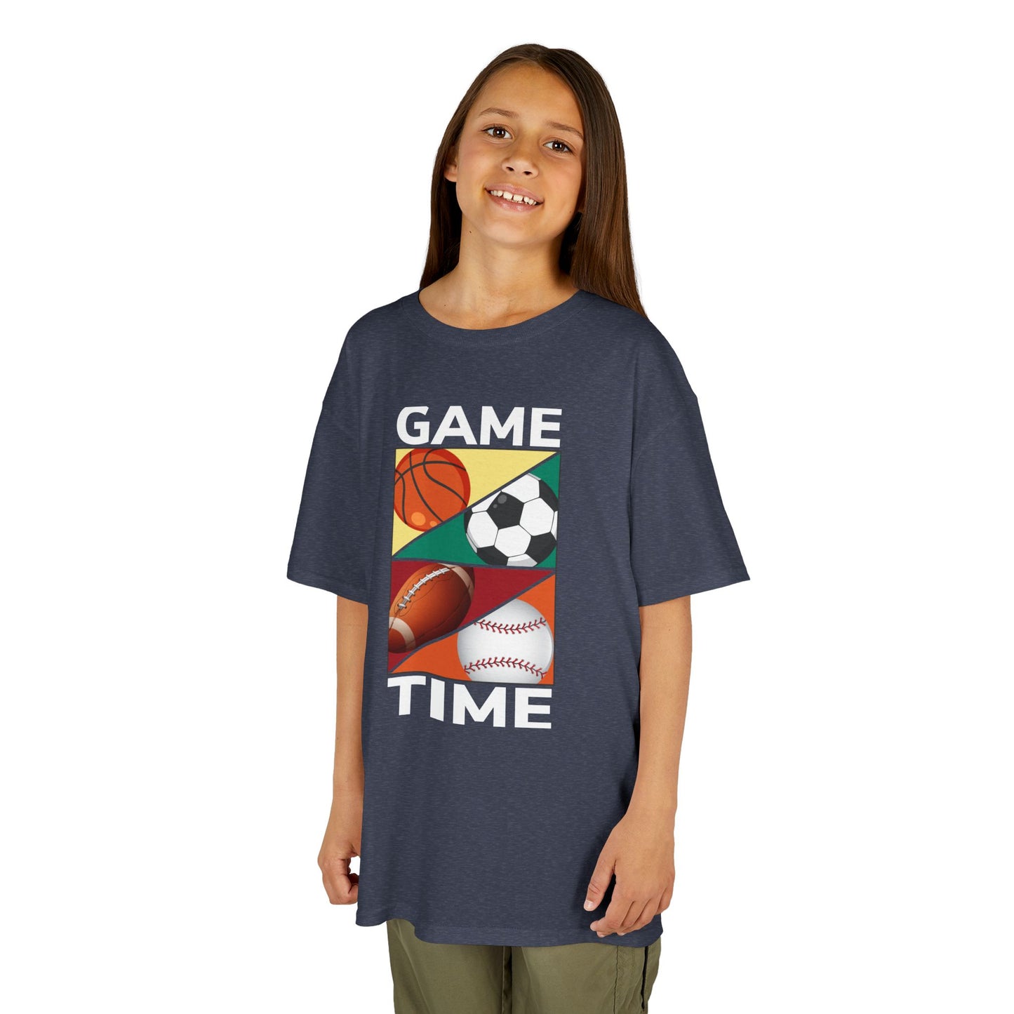 Kids' Sports Game Time T-Shirt - 16 colors