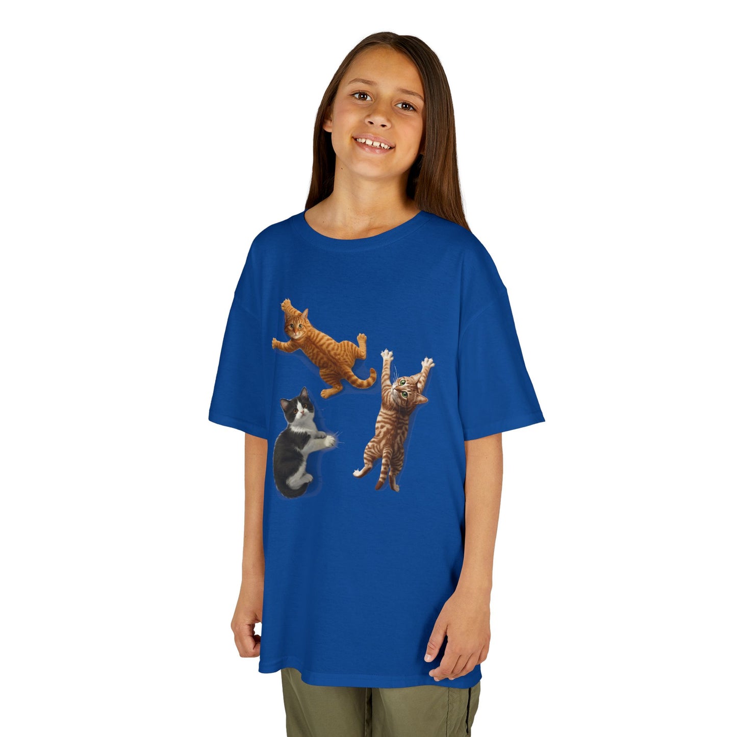 Kids' Clinging Kittens T-Shirt - 14 colors
