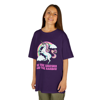 Kids' Be The Unicorn and The Rainbow T-Shirt - 17 Colors