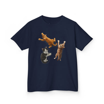 Kids' Clinging Kittens T-Shirt - 14 colors