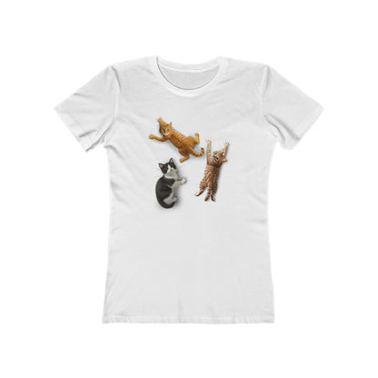 Women's Clinging Kittens T-Shirt - 8 colors