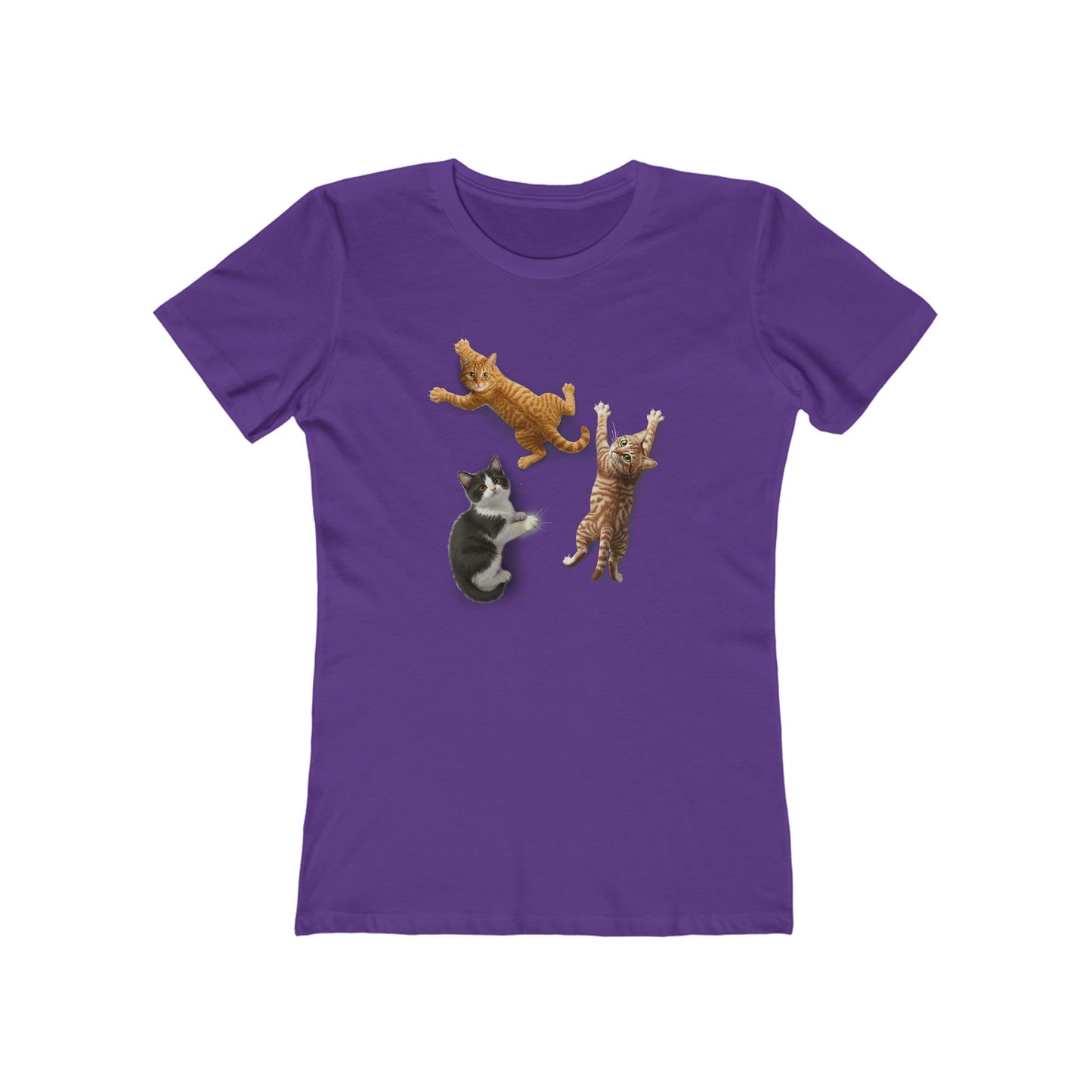 Women's Clinging Kittens T-Shirt - 8 colors