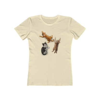 Women's Clinging Kittens T-Shirt - 8 colors