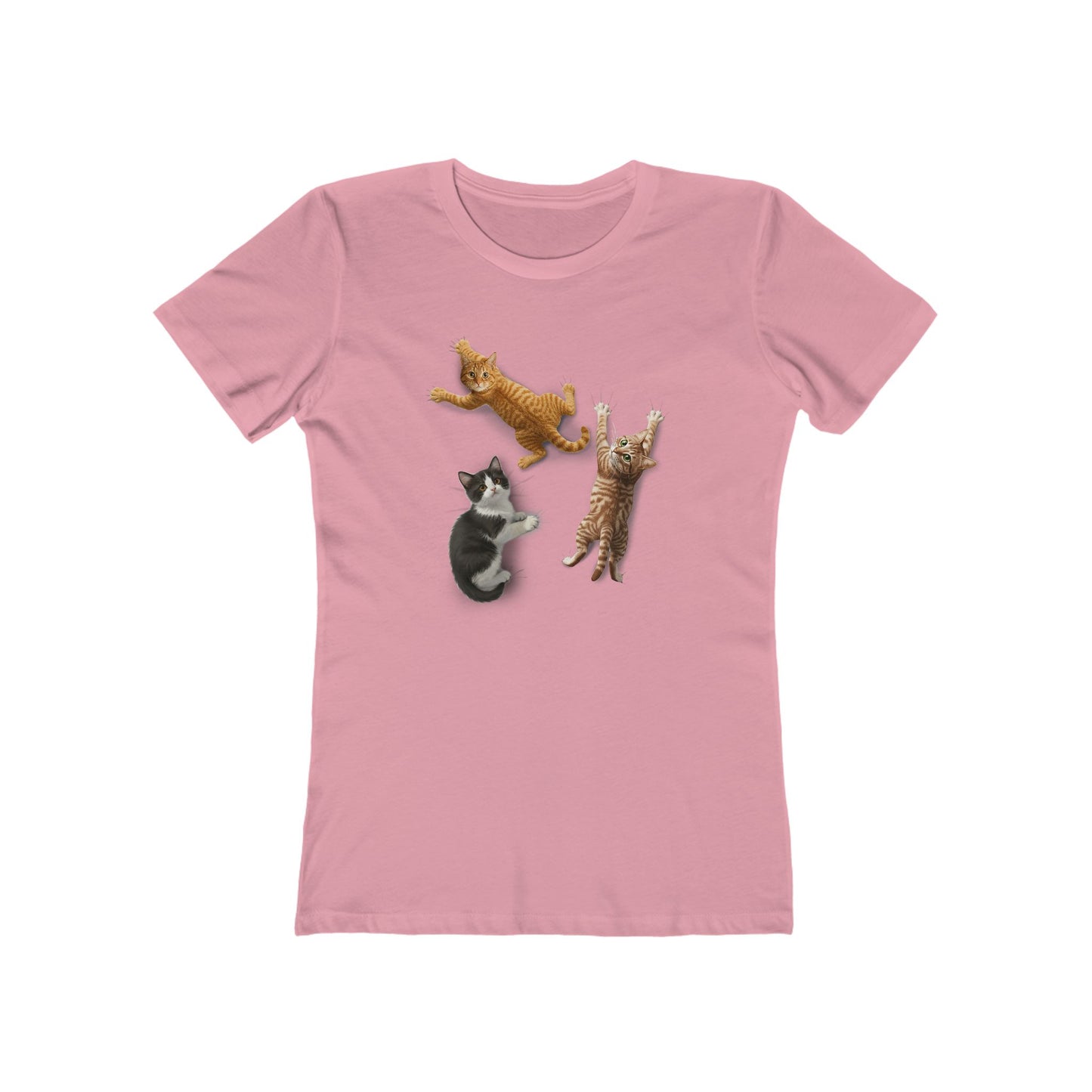 Women's Clinging Kittens T-Shirt - 8 colors