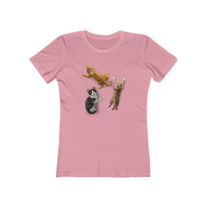 Women's Clinging Kittens T-Shirt - 8 colors