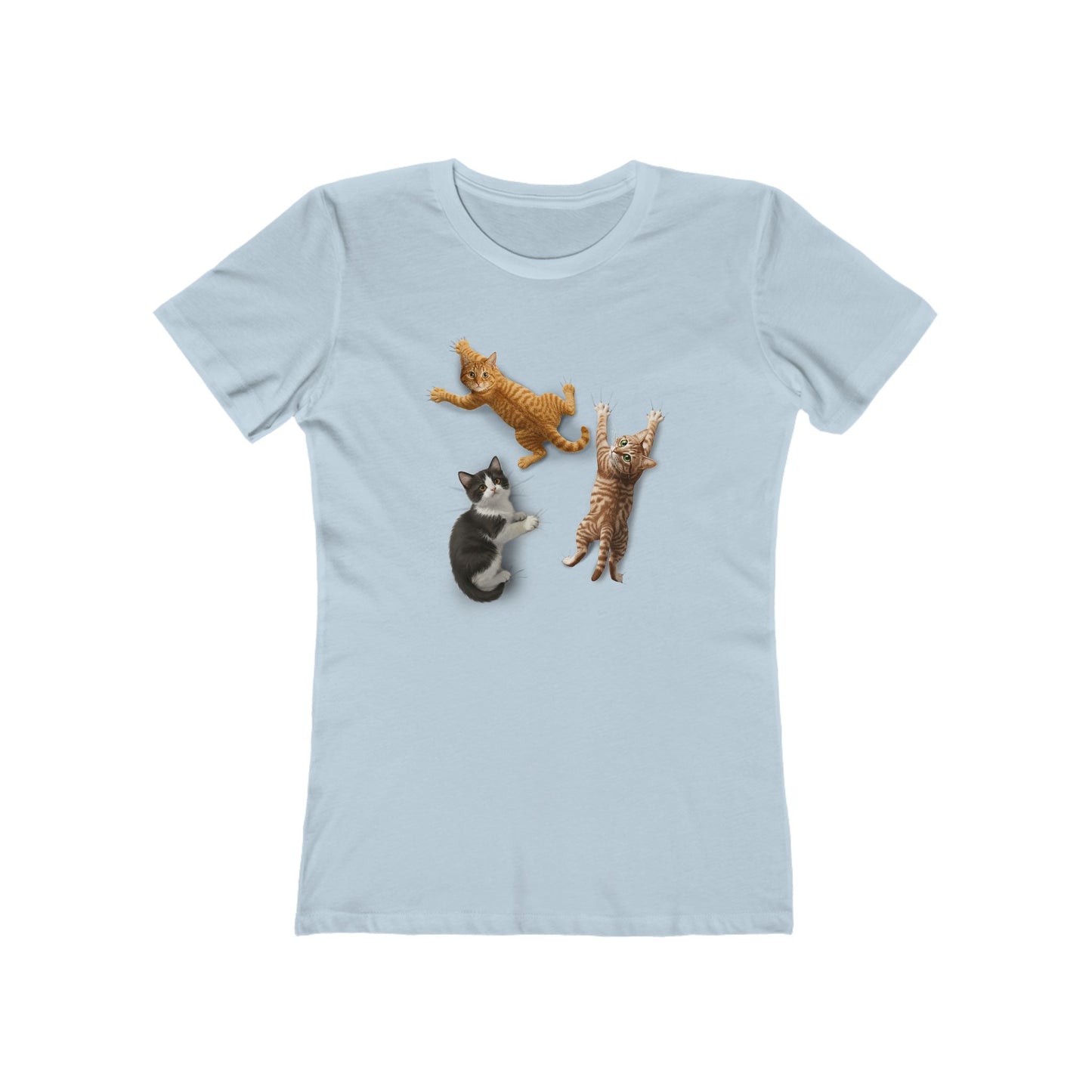 Women's Clinging Kittens T-Shirt - 8 colors