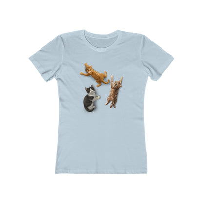 Women's Clinging Kittens T-Shirt - 8 colors