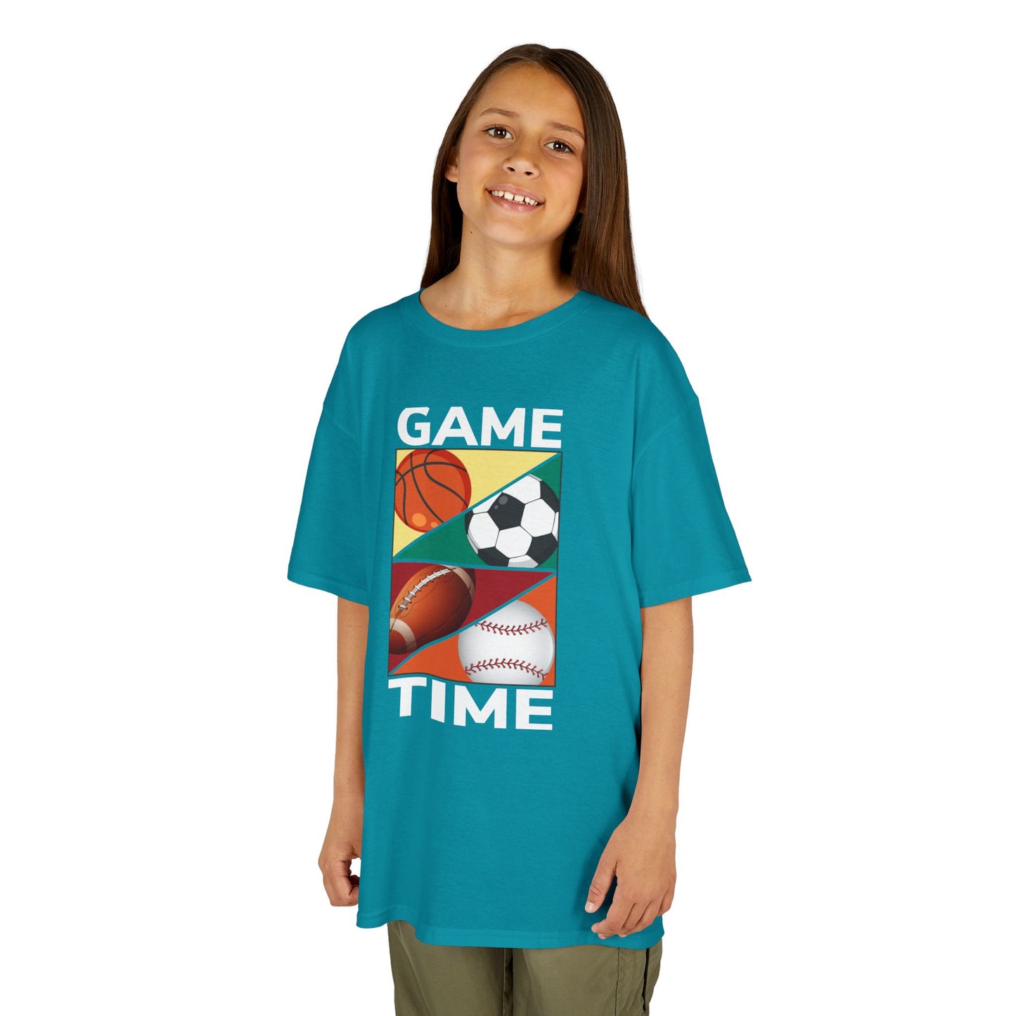 Kids' Sports Game Time T-Shirt - 16 colors