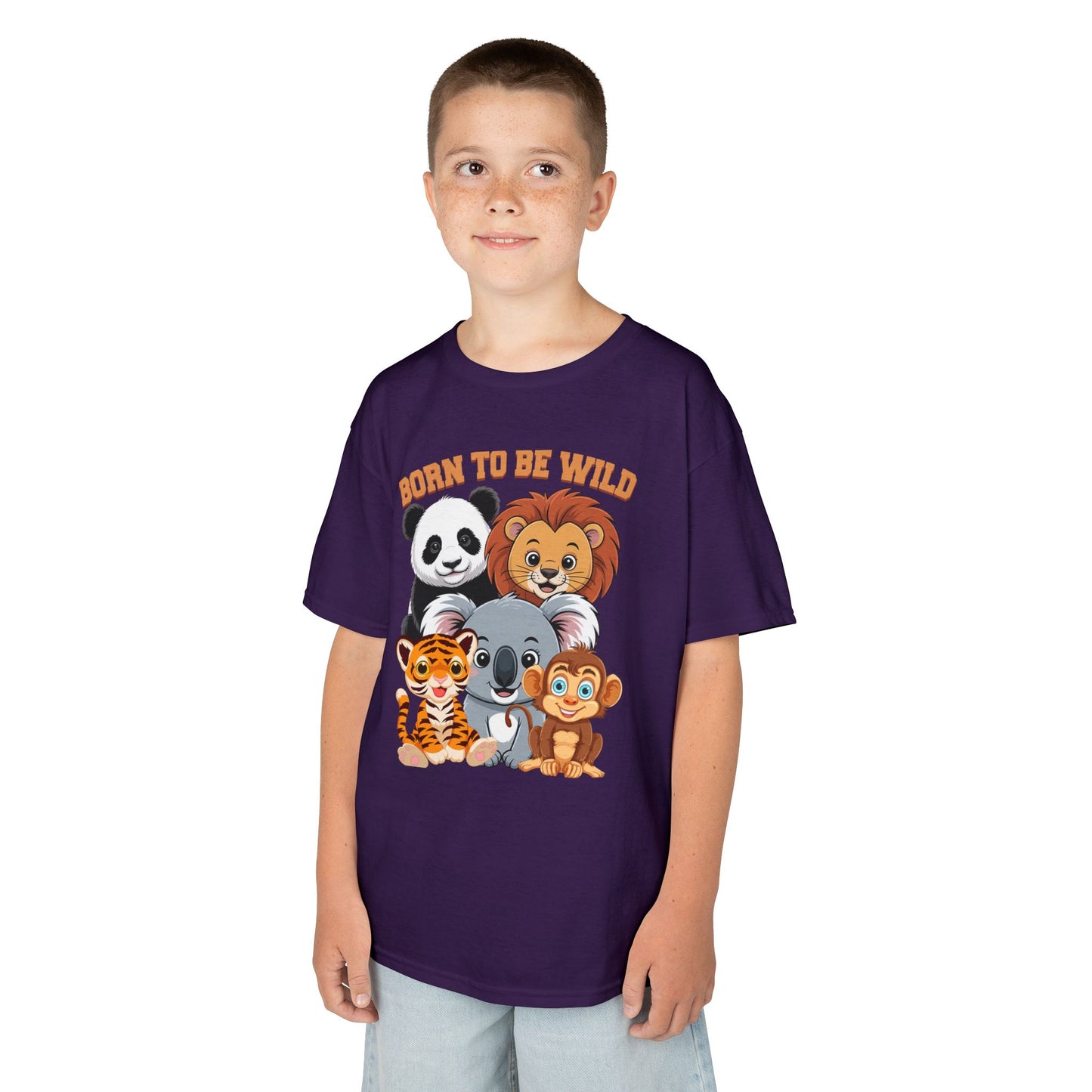 Kids' Born to Be Wild Animal Friends T-Shirt - 18 colors