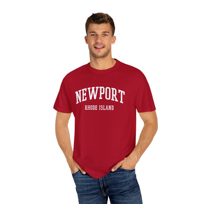 Newport Rhode Island Classic Block T-shirt - 15 colors