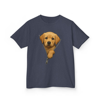 Kids' Peeking Puppy T-shirt - 15 colors