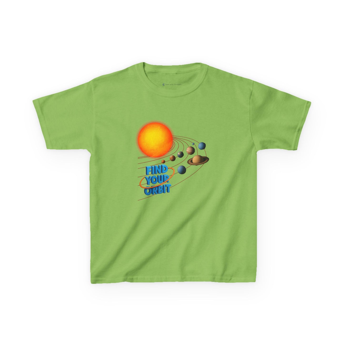 Kids' Find Your Orbit Planets T-shirt - 13 colors