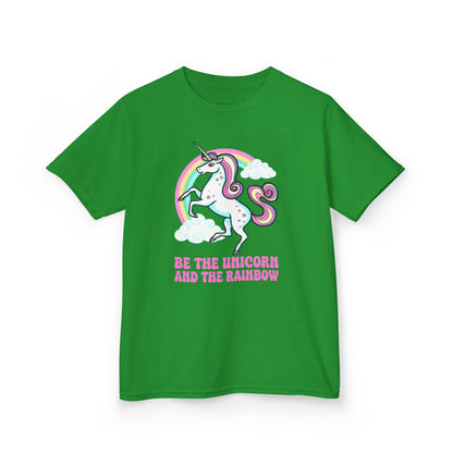 Kids' Be The Unicorn and The Rainbow T-Shirt - 17 Colors