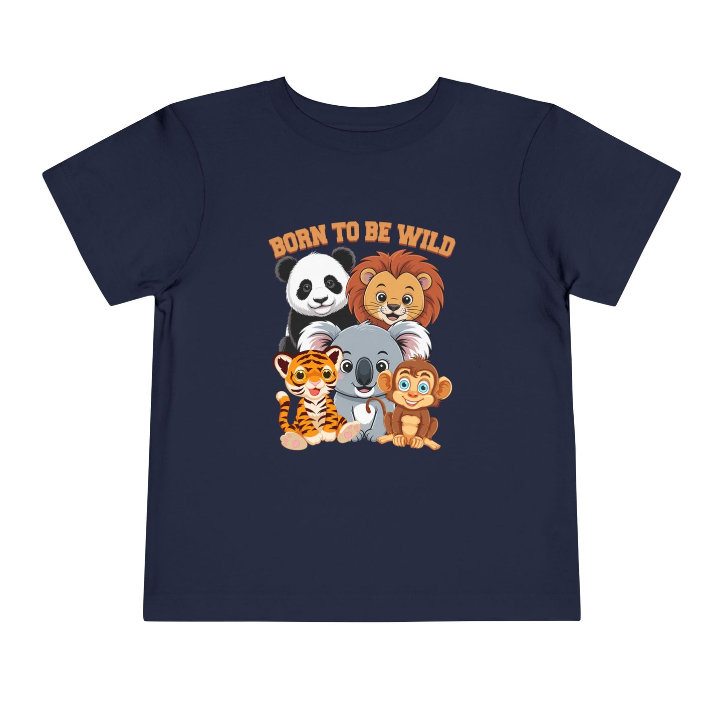 Born To Be Wild Cute Animals Toddler Tee - 8 colors