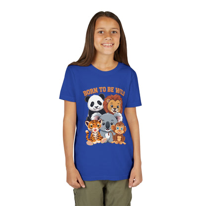Born to Be Wild Animal Friends Kids T-Shirt