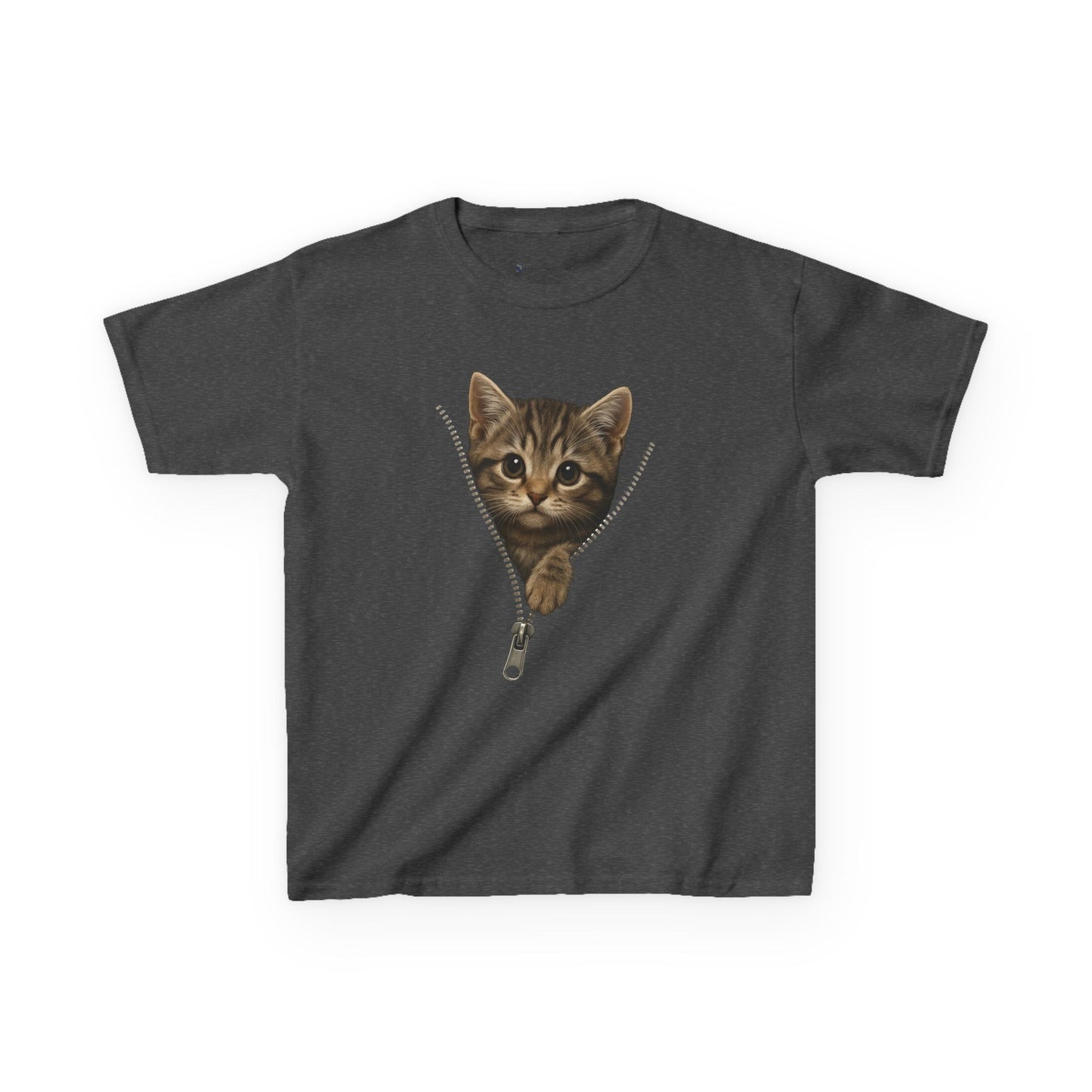 Kids' Peeking Kitten T-shirt - 14 colors