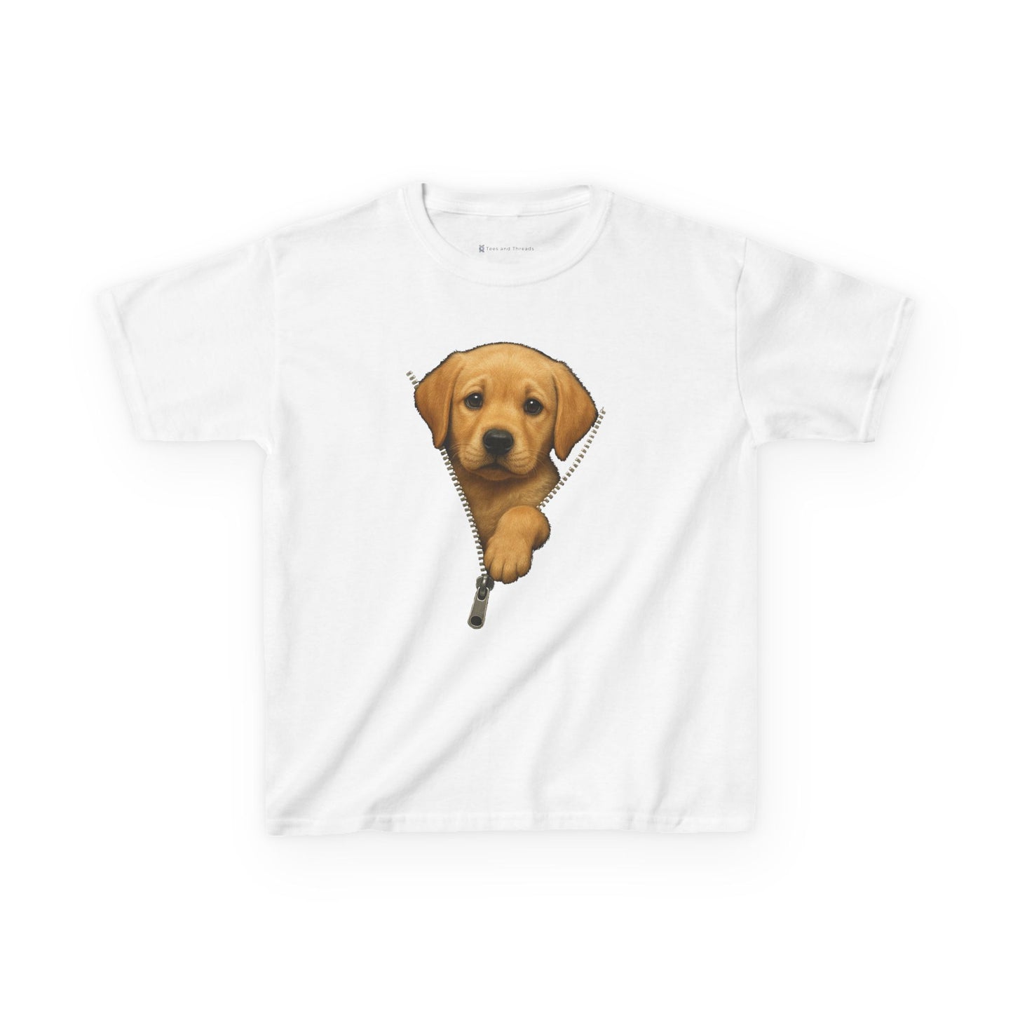 Kids' Peeking Puppy T-shirt - 15 colors