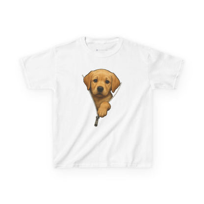 Kids' Peeking Puppy T-shirt - 15 colors