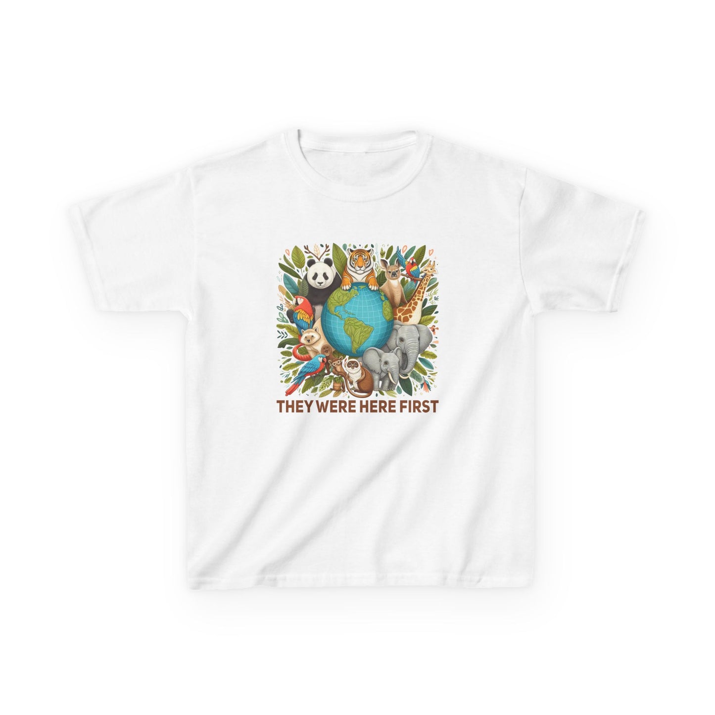 Kids' They Were Here First Animal T-shirt - 14 colors