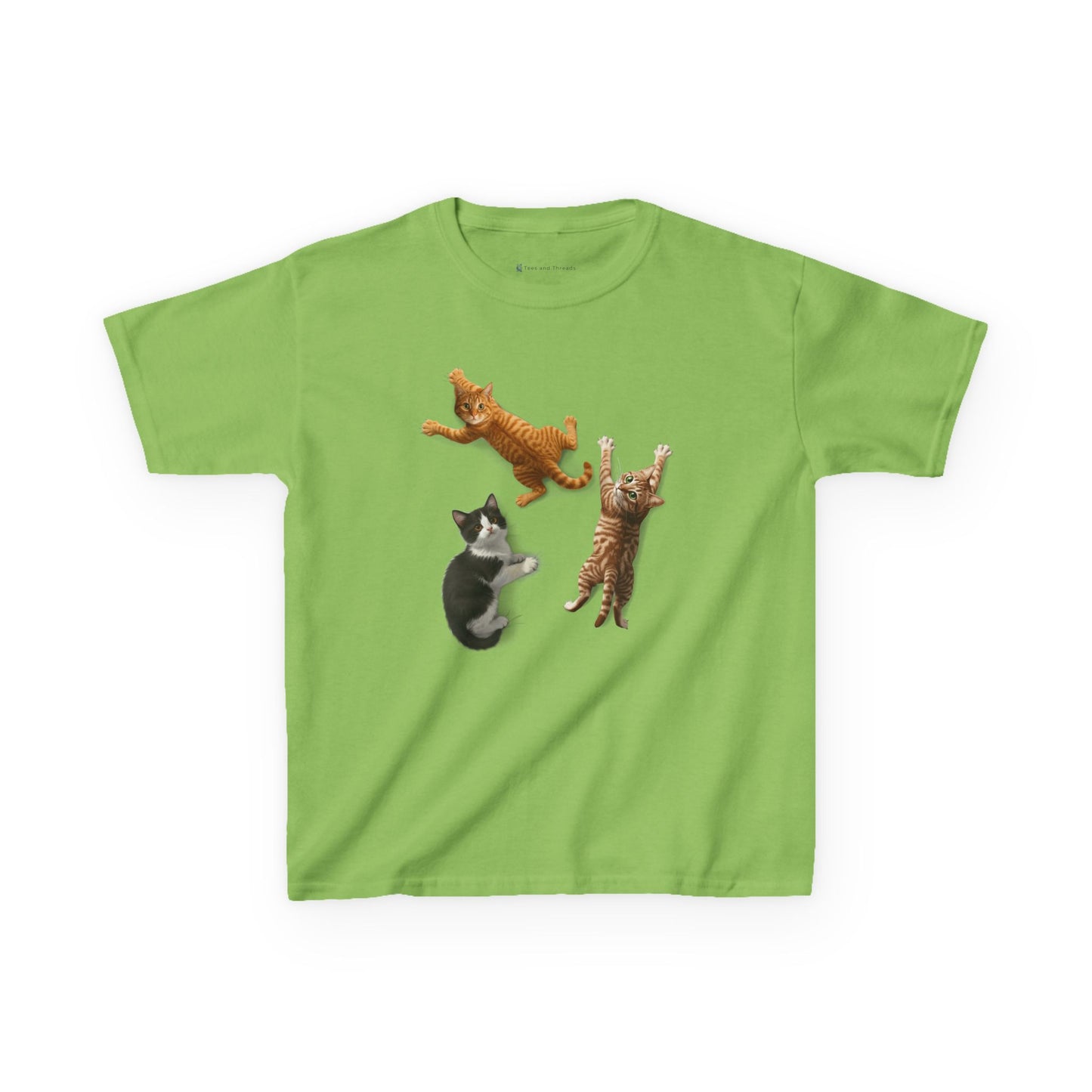 Kids' Clinging Kittens T-Shirt - 14 colors
