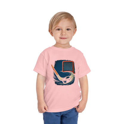 Hockey Slapshot Cute Toddler Tee - 8 colors
