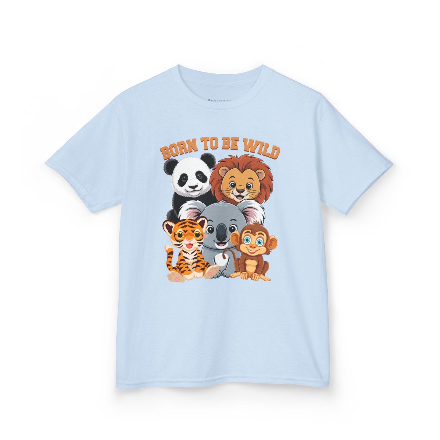 Kids' Born to Be Wild Animal Friends T-Shirt - 18 colors