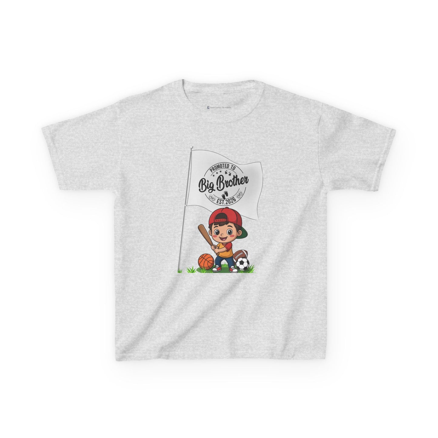 Kids' Promoted to Big Brother 2026 T-Shirt - 16 colors