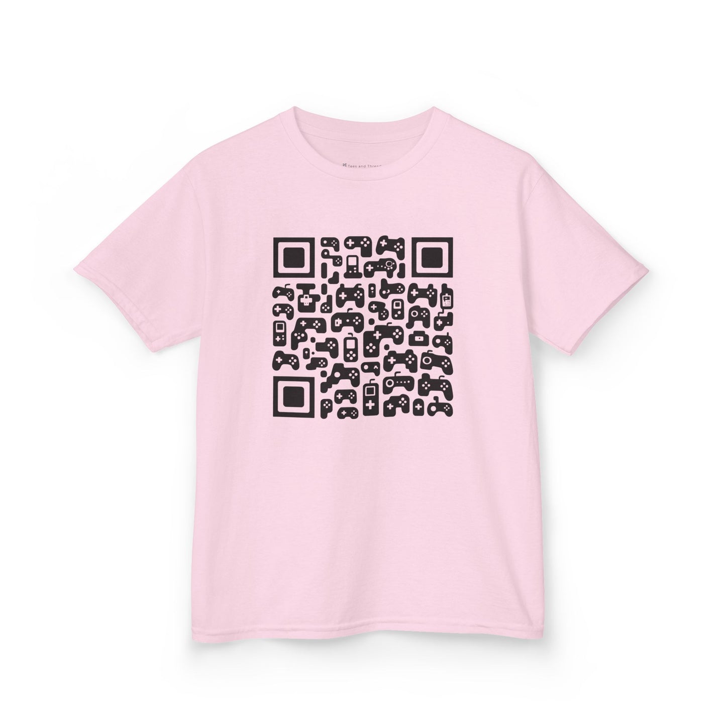 Kids' Gaming QR Code T-shirt - 7 colors