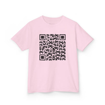 Kids' Gaming QR Code T-shirt - 7 colors