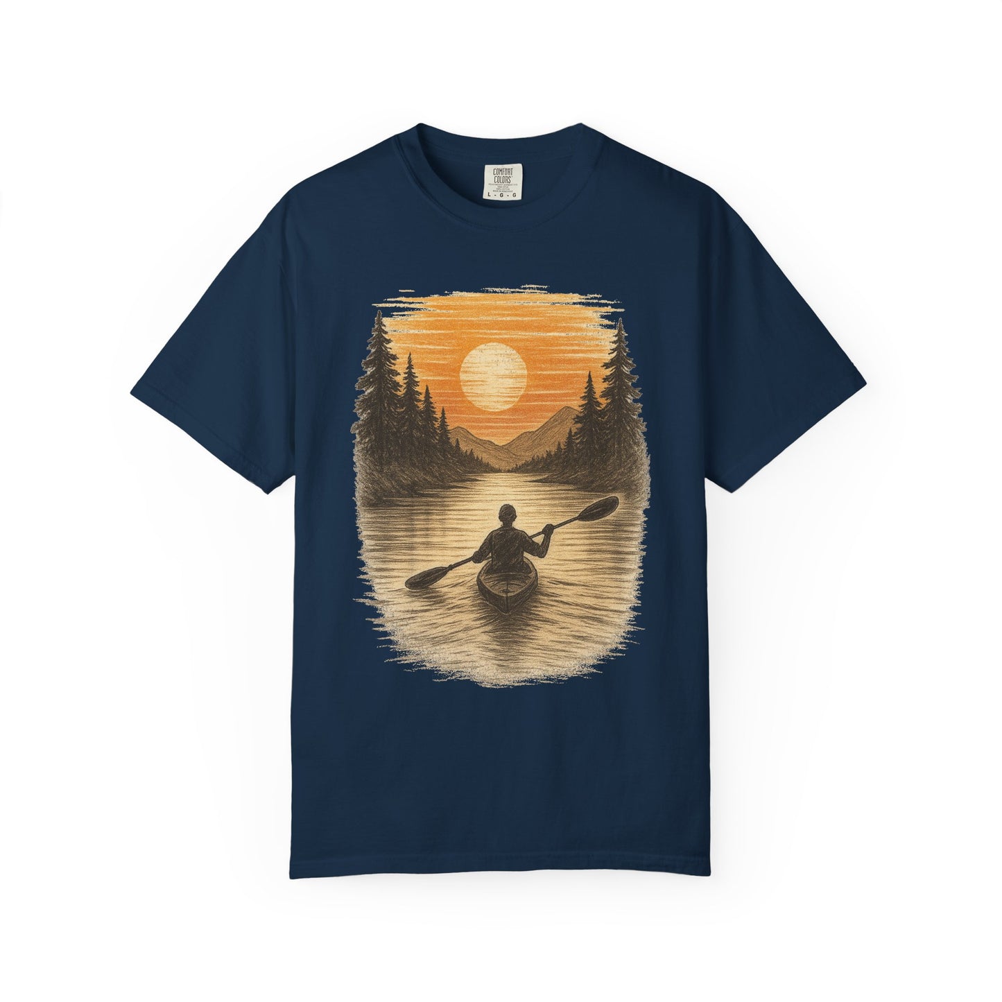 Sunset Kayak Unisex T-Shirt - 11 colors