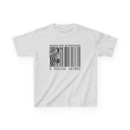 Kids' Nature Can't Be Restocked Zebra T-shirt - 10 colors