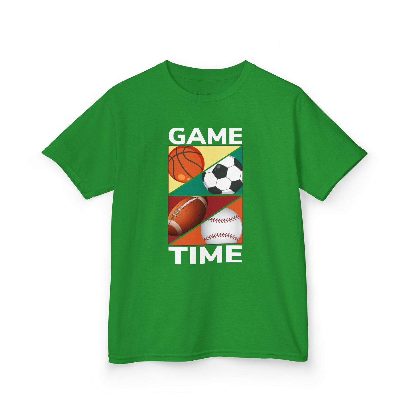 Kids' Sports Game Time T-Shirt - 16 colors