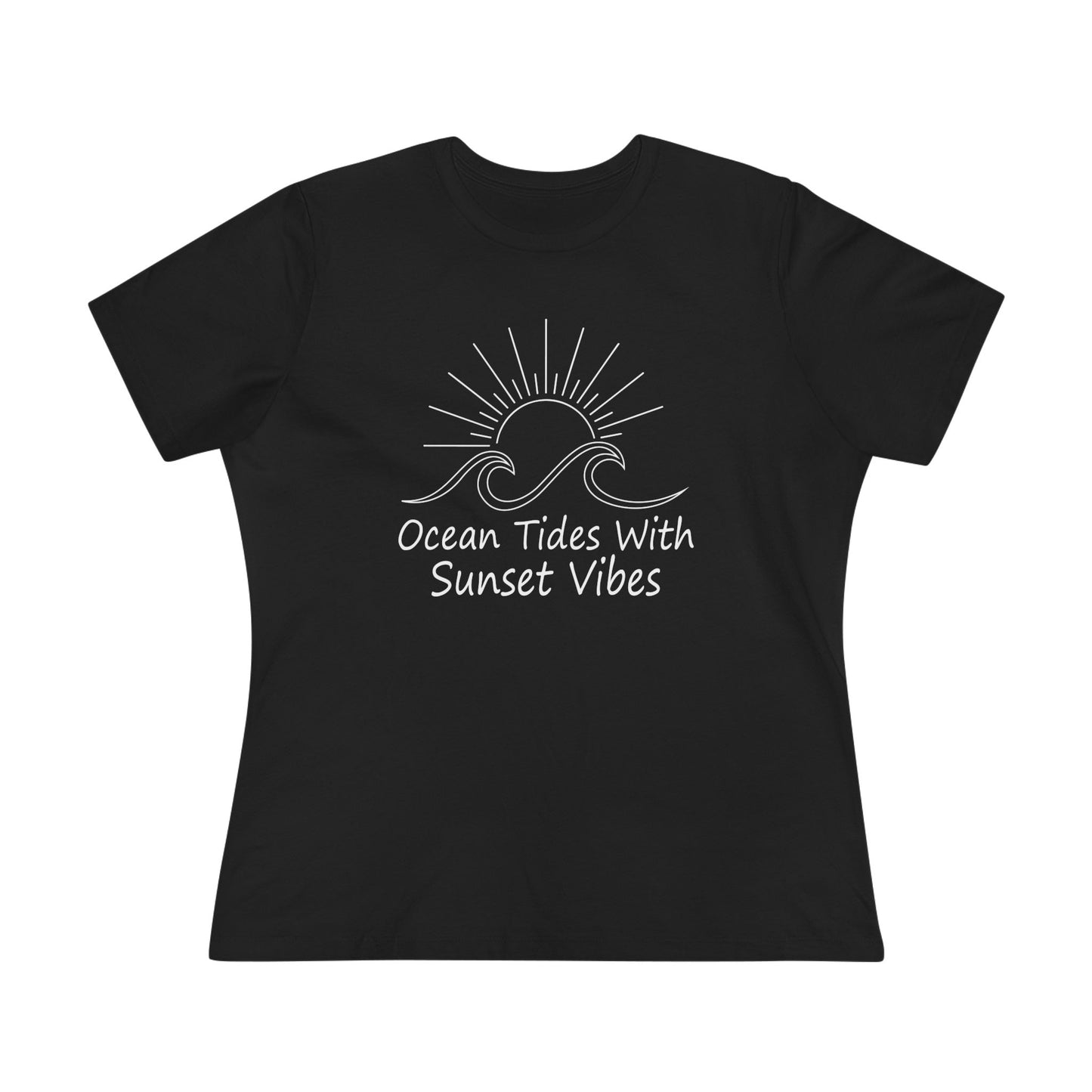 Women's Ocean Tides Sunset Vibes Semi-Relaxed T-Shirt - 8 colors