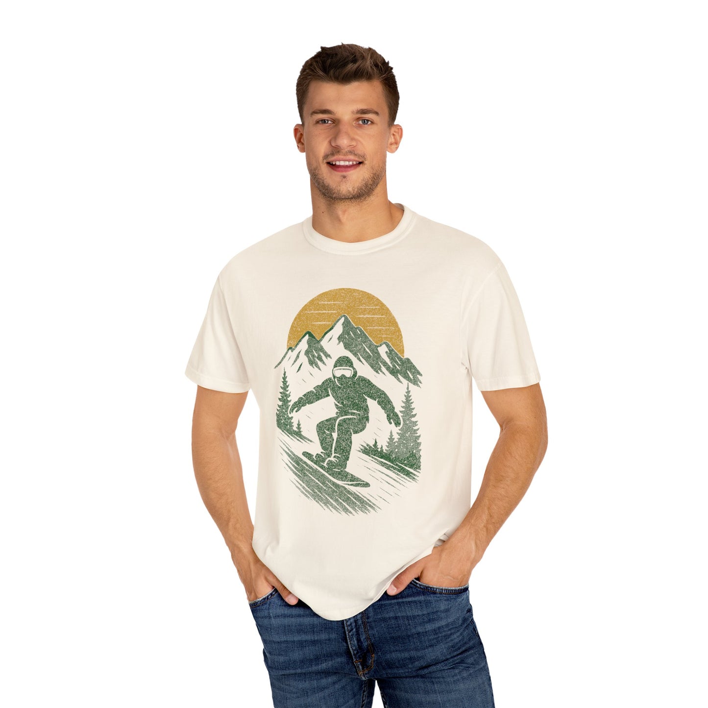 Snowboard Sundown Unisex T-Shirt - 10 colors