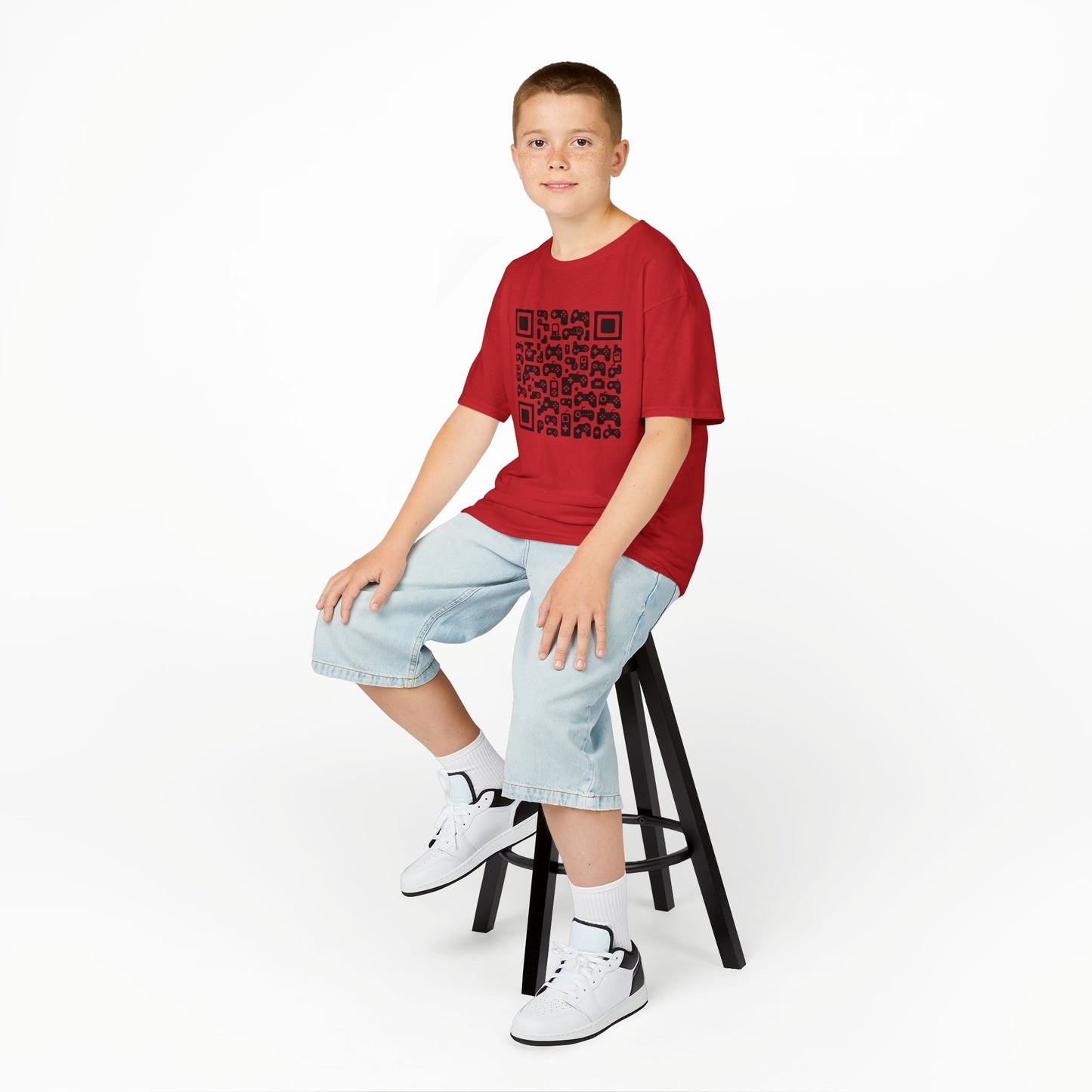 Kids' Gaming QR Code T-shirt - 7 colors