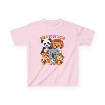 Kids' Born to Be Wild Animal Friends T-Shirt - 18 colors
