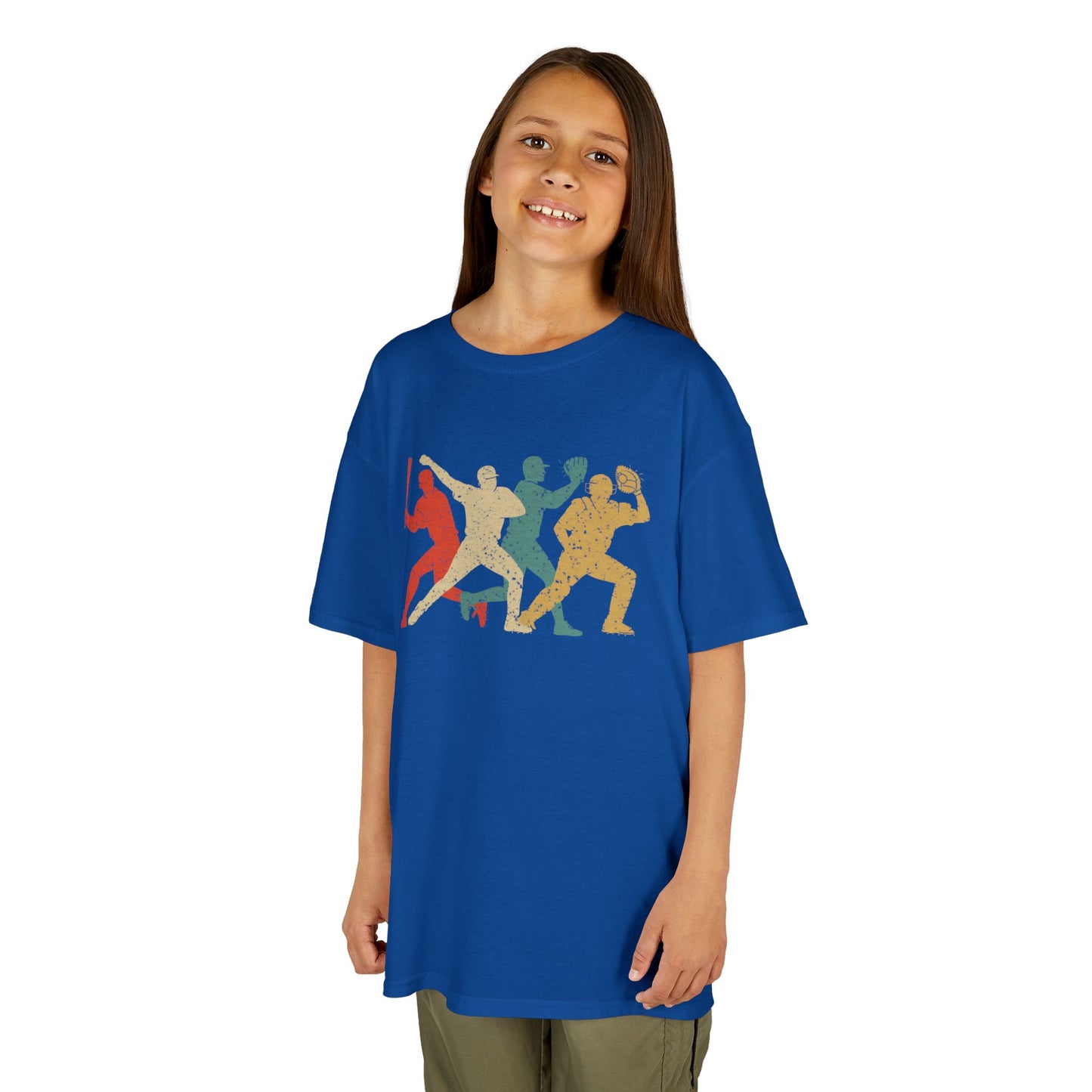 Kids' Baseball Shadows T-Shirt - 13 colors
