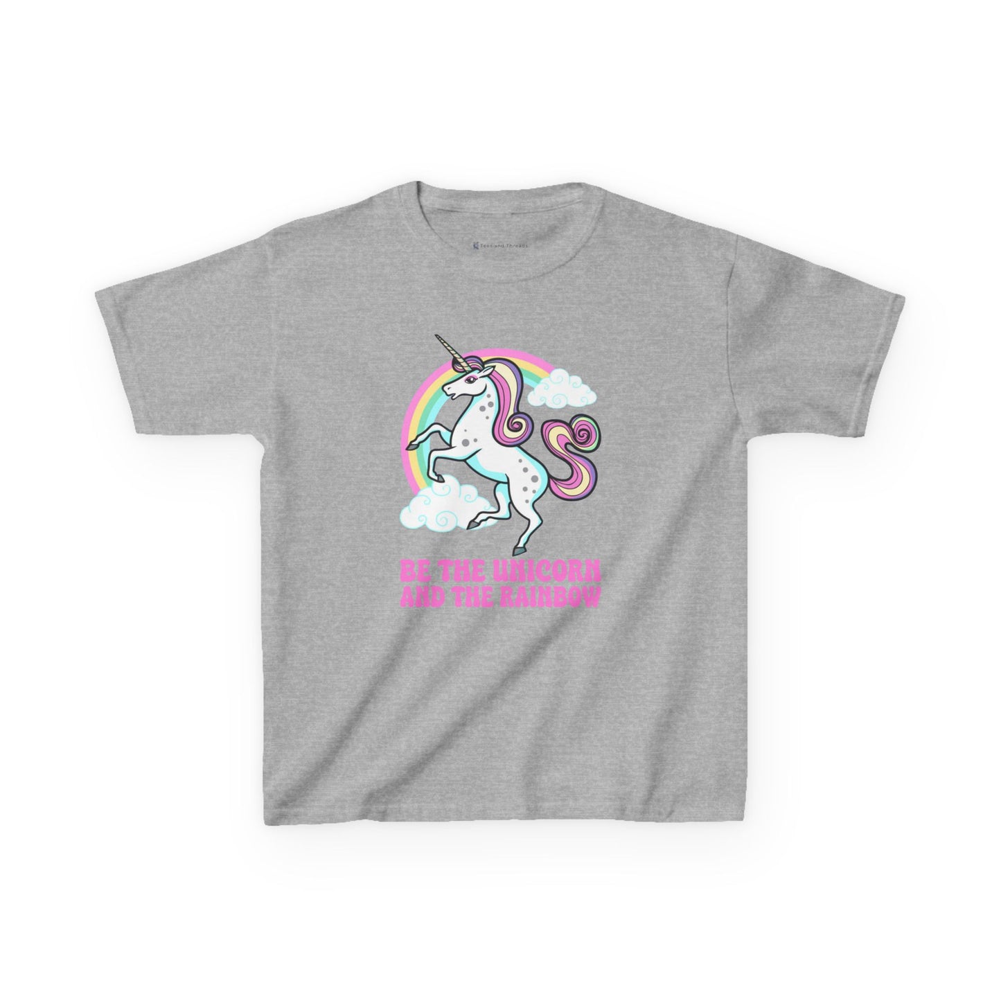 Kids' Be The Unicorn and The Rainbow T-Shirt - 17 Colors