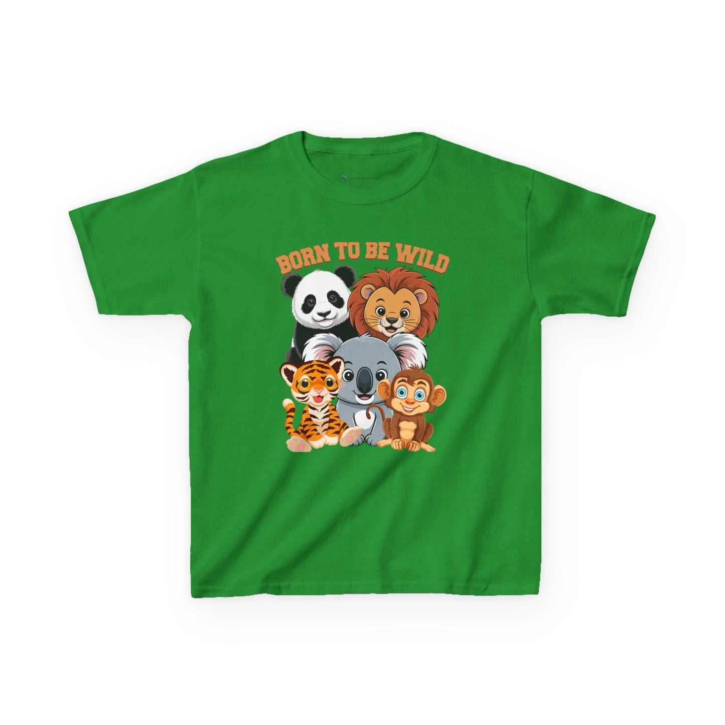 Kids' Born to Be Wild Animal Friends T-Shirt - 18 colors