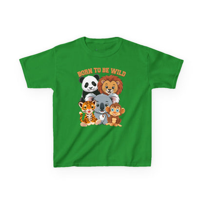 Kids' Born to Be Wild Animal Friends T-Shirt - 18 colors