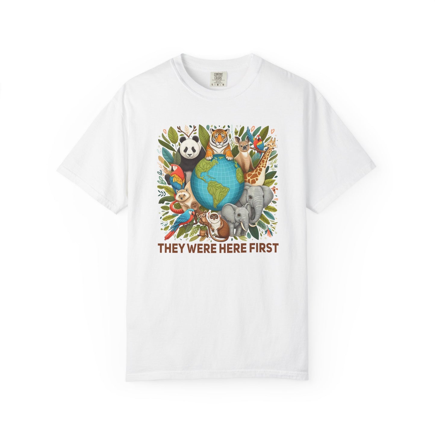 They Were Here First Animal T-shirt - 15 colors